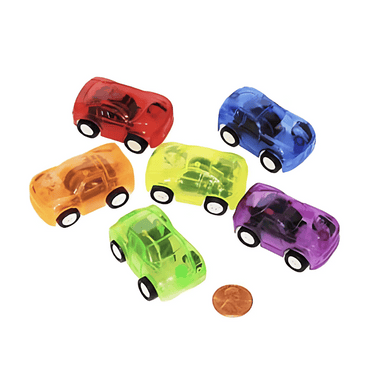 transparent pull back cars